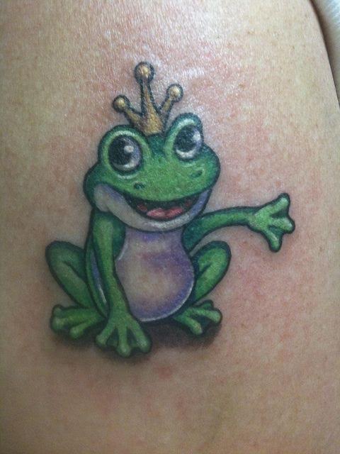 Tatouage animal : La grenouille