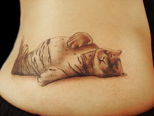 Tatouge animal : Petit tigre