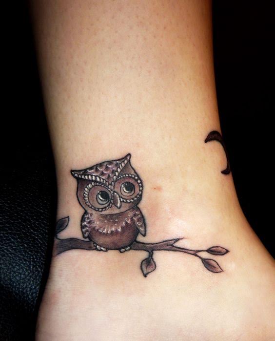 tatouage hibou