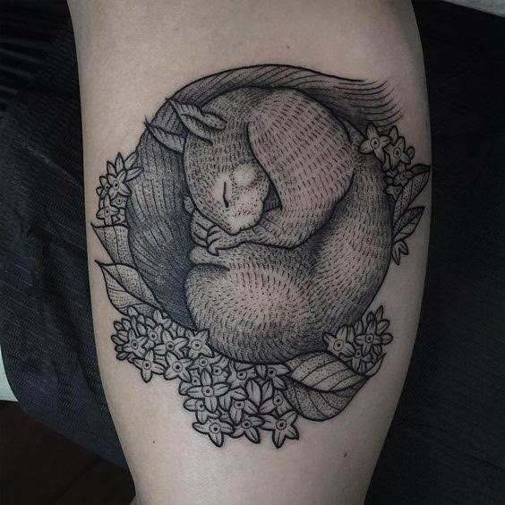 tatoo écureuil