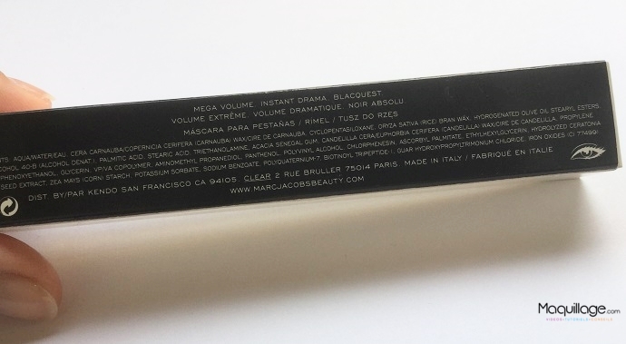 Le mascara Oméga Lash de Marc Jacobs : Mention très bien