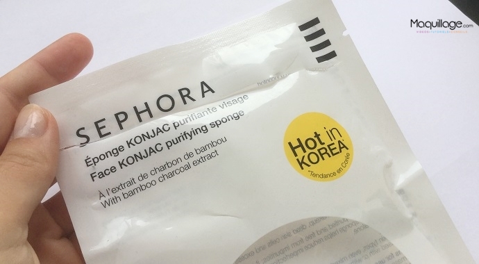 L'éponge Konjac Sephora