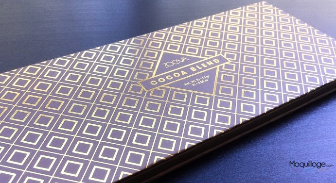 Zoom sur la palette Cocoa Blend de Zoeva