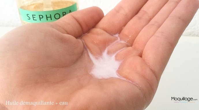 J'ai testé l'huile démaquillante Sephora