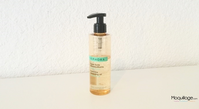 J'ai testé l'huile démaquillante Sephora