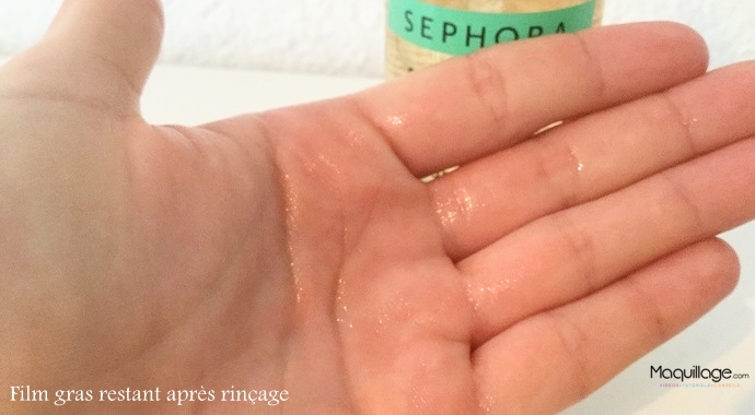 J'ai testé l'huile démaquillante Sephora
