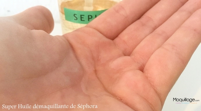 J'ai testé l'huile démaquillante Sephora