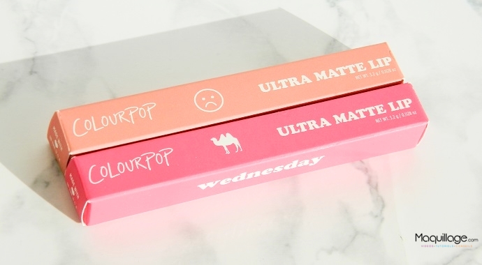 ULTRA MATTE LIP de COLOUR POP swatch