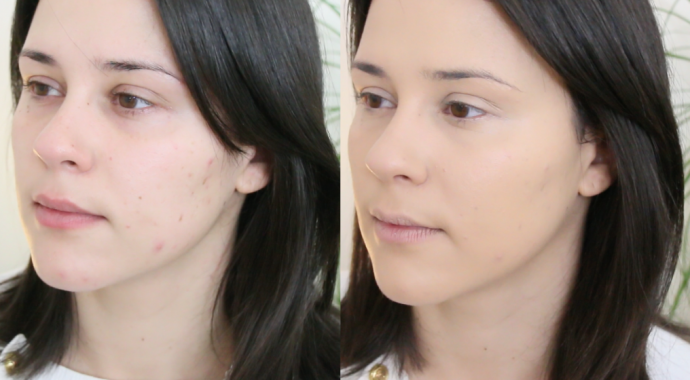 double wear estée lauder avant après