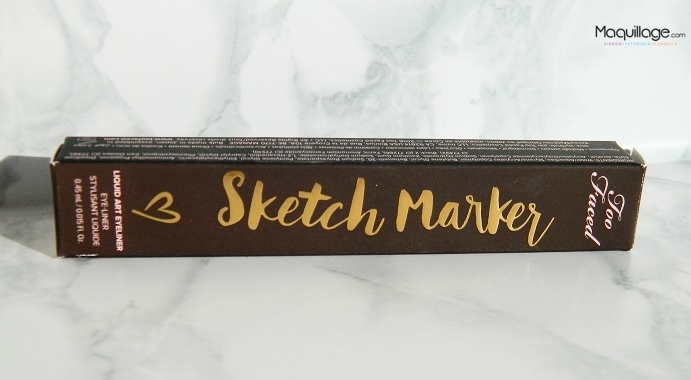 Eyeliner Sketch Marker TOO FACED avis