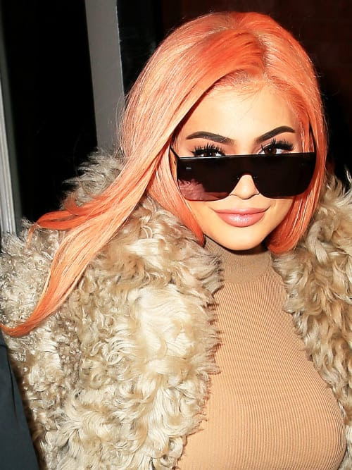 20 transformations capillaires de Kylie Jenner 3