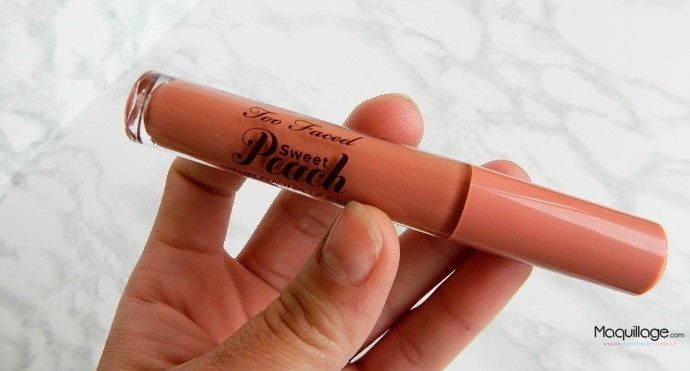 Sweet Peach Creamy Oil Gloss de Too Faced : Le Test