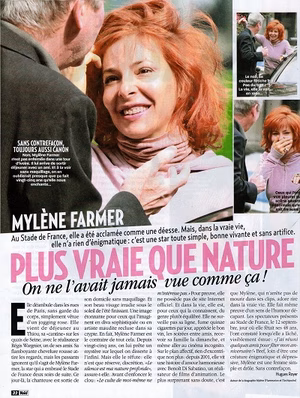 mylène farmer sans maquillage
