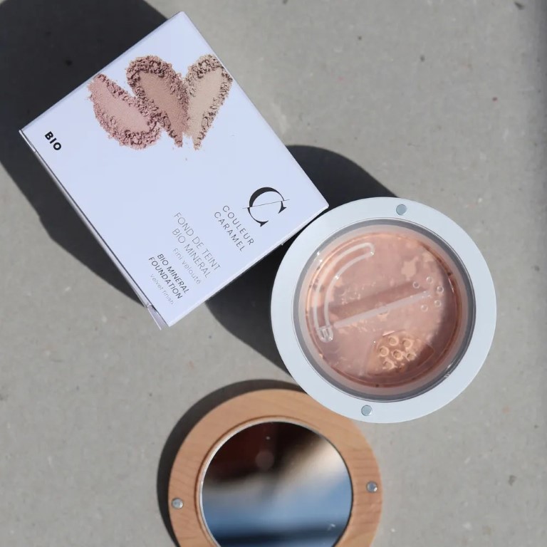 couleur caramel maquillage teint