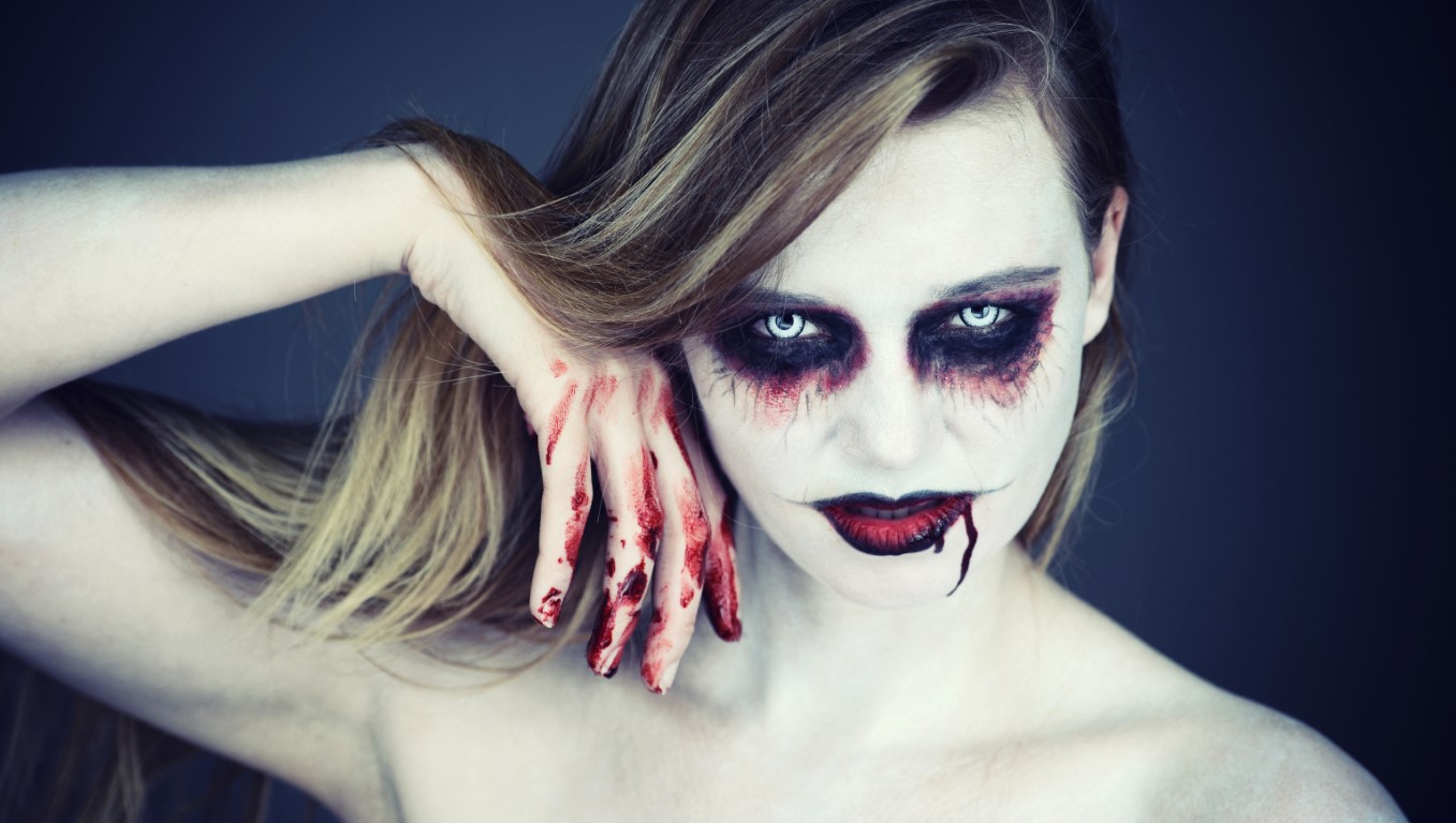 Make up de zombie pour Halloween