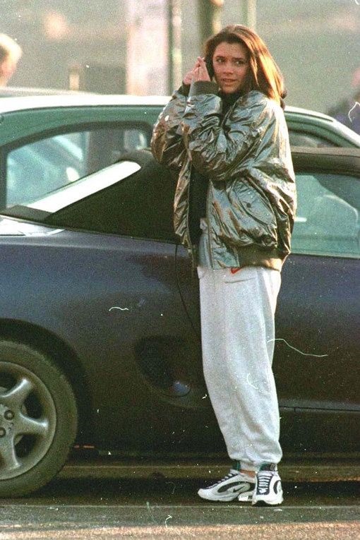 david et victoria beckham en jogging