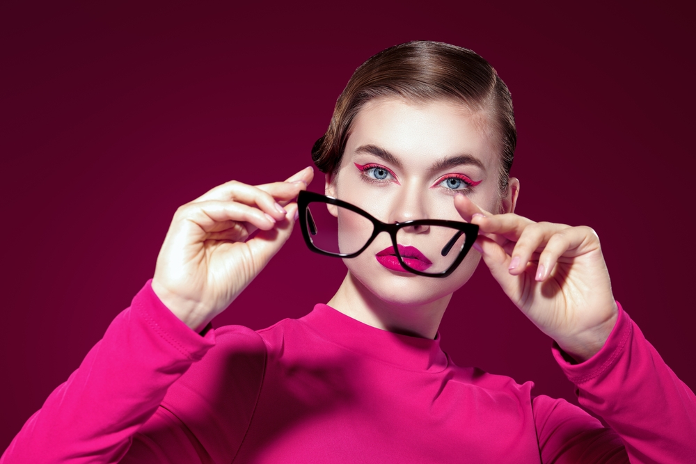 make up lunettes vue