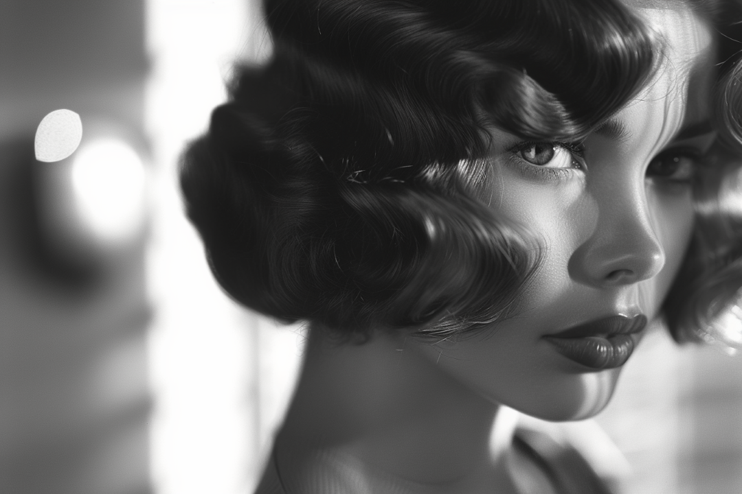 cran cheveux années 20 coiffure