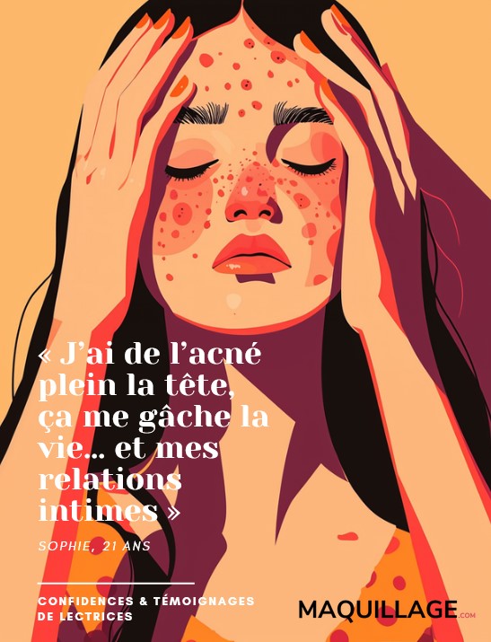 j'ai des boutons d'acné plein la tête 2