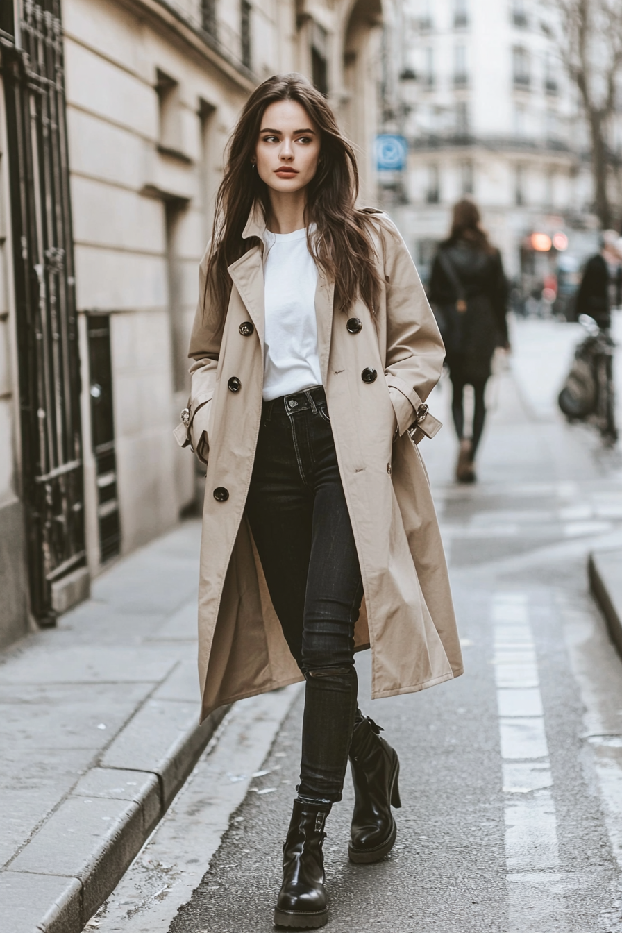 trench femme tendance 2025 beige