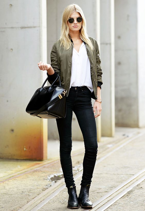 comment porter la veste bombers pour femme