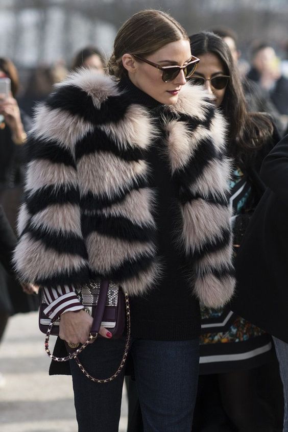 comment porter le manteau en fausse fourrure