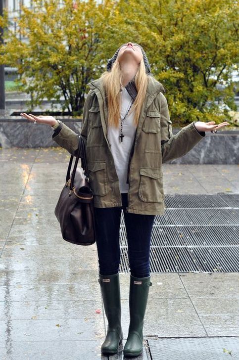 Comment s'habiller quand il pleut ?