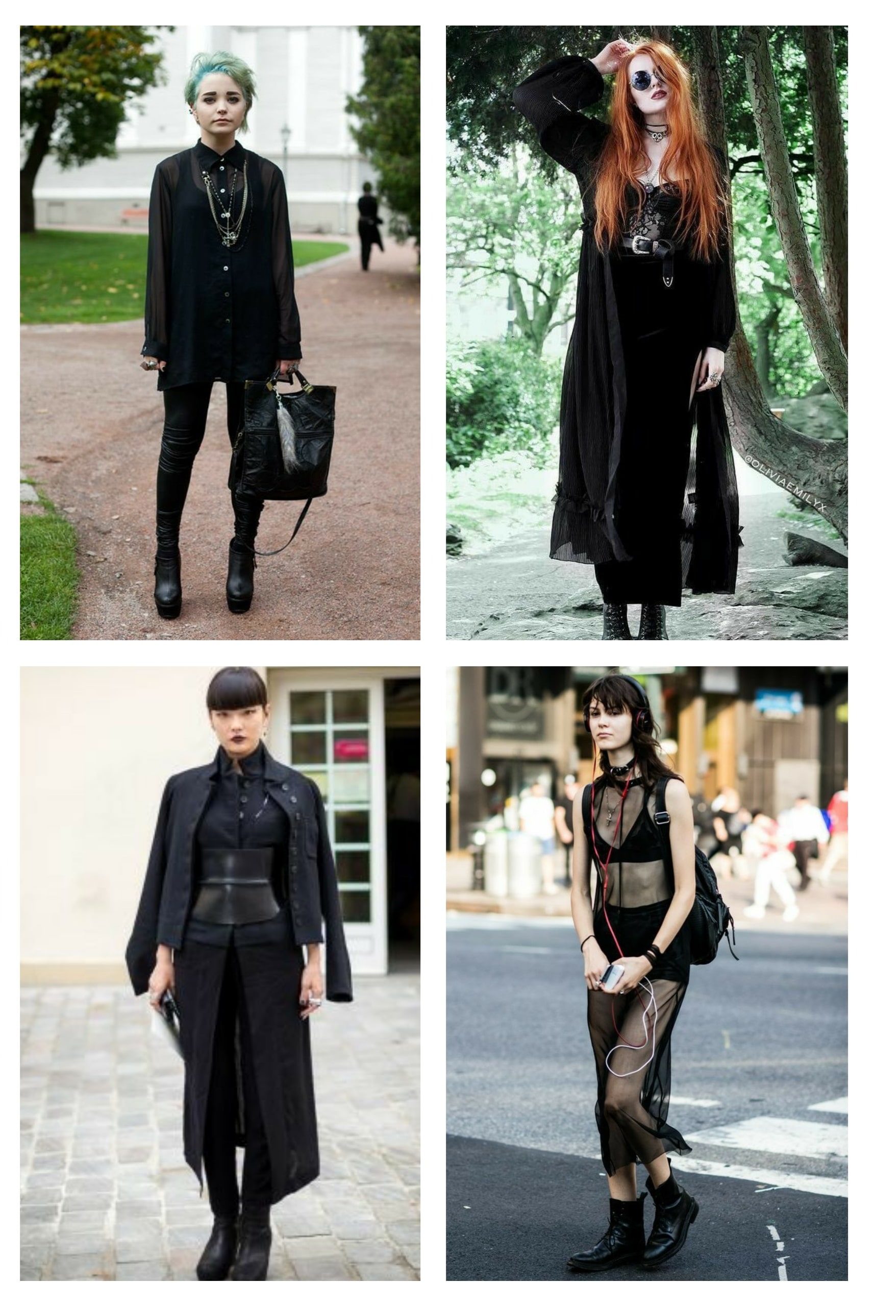 style vestimentaire femme gothique