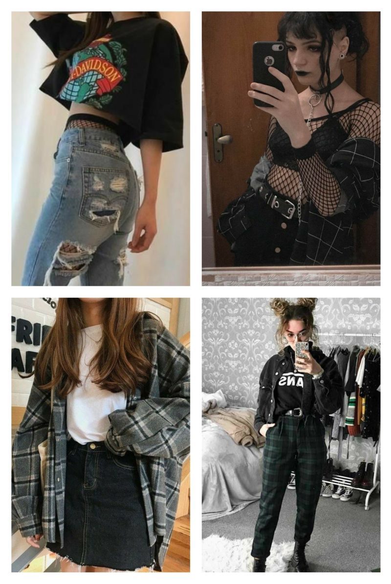 style vestimentaire femme grunge