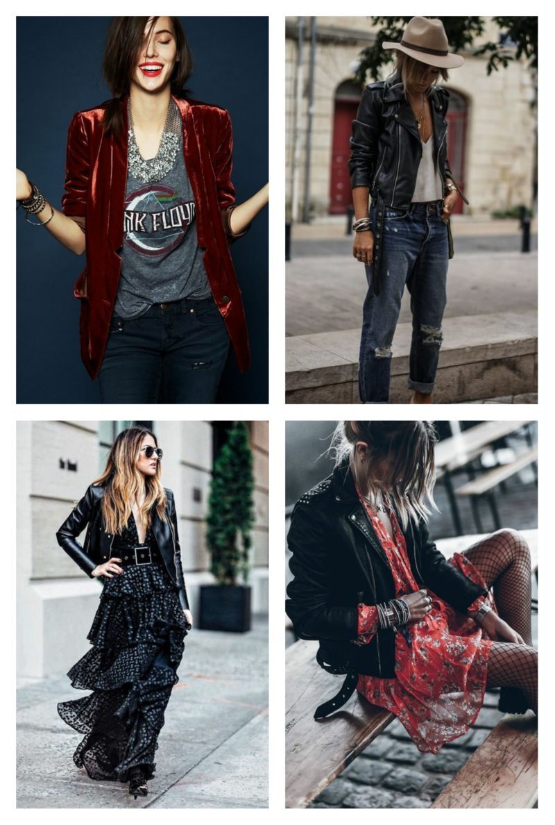 style vestimentaire femme rock