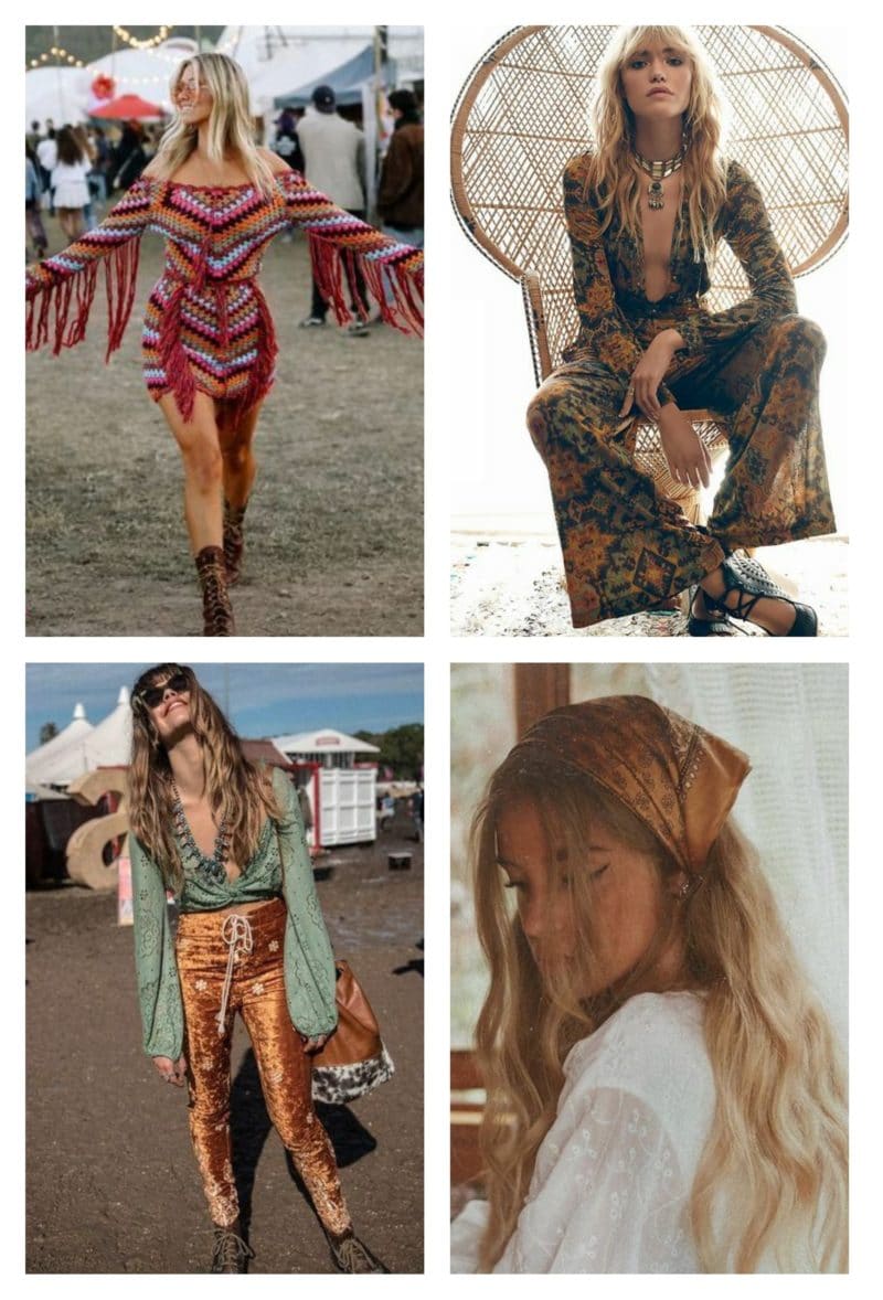 style vestimentaire femme années 70 hippie