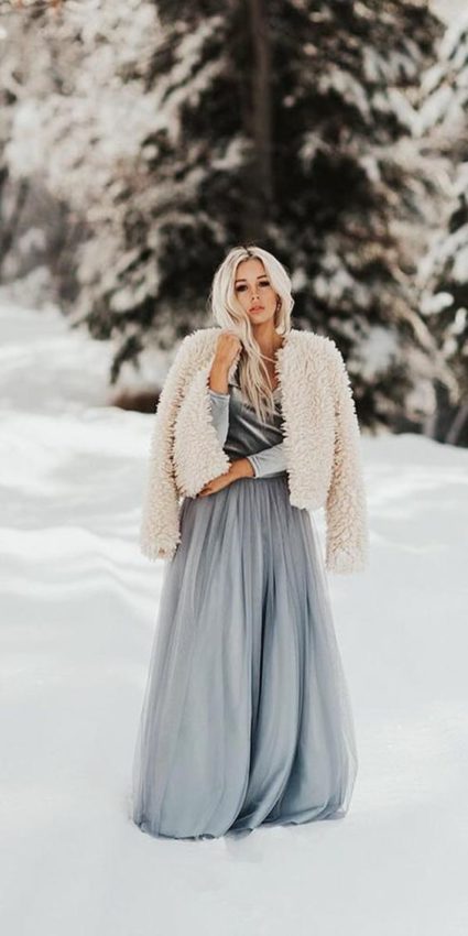 Quelle tenue de mariage en hiver ?