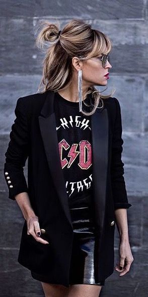 Tenue rock : comment la porter, idées de looks
