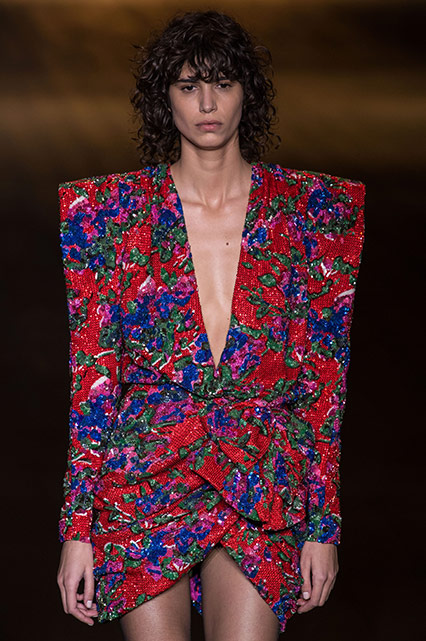 veste épaulette structurée années 80