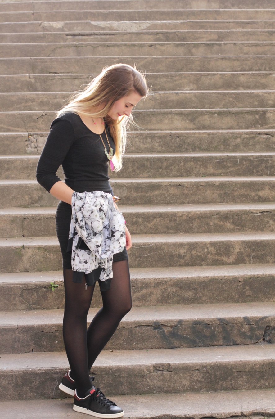 robe noire basket