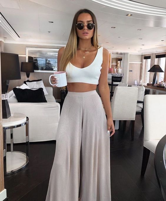 comment porter le pantalon palazzo