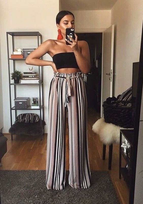 comment porter le pantalon palazzo