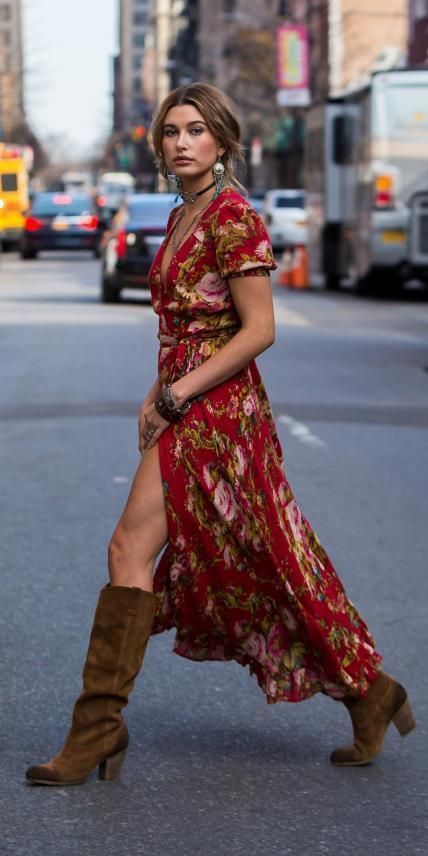 bien porter la robe bohème chic