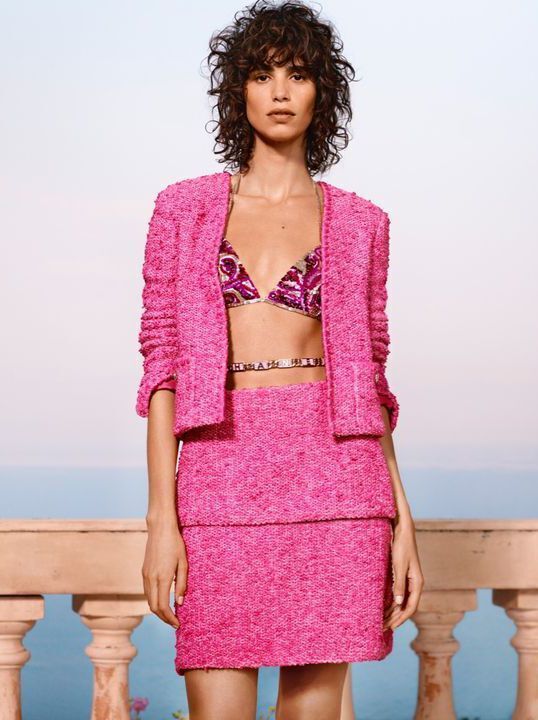 tailleur femme chanel jupe