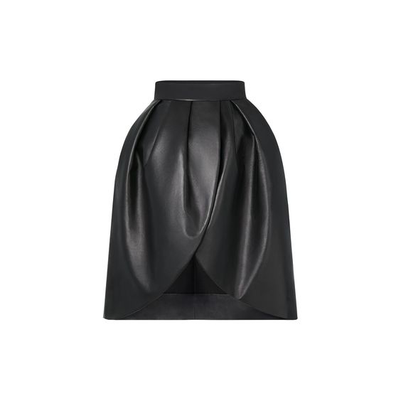 jupe tulipe cuir