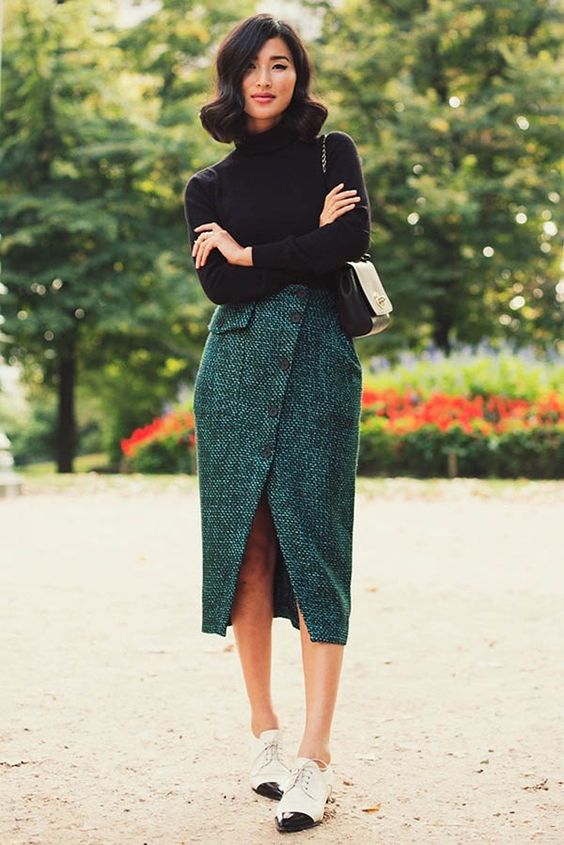 jupe tulipe retro