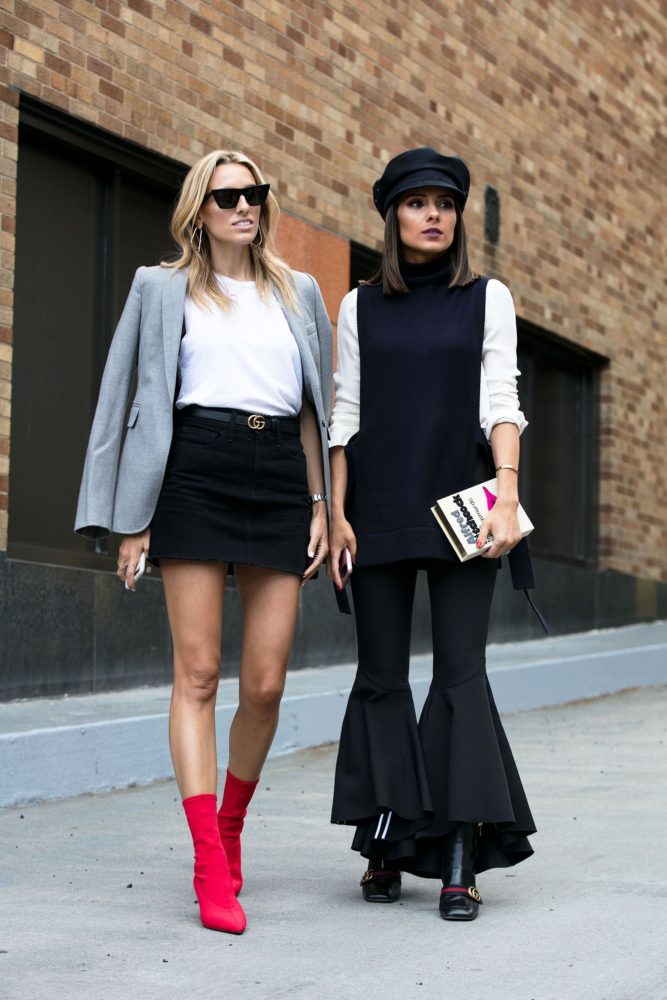 5 looks pour être tendance avec la bottine chaussette