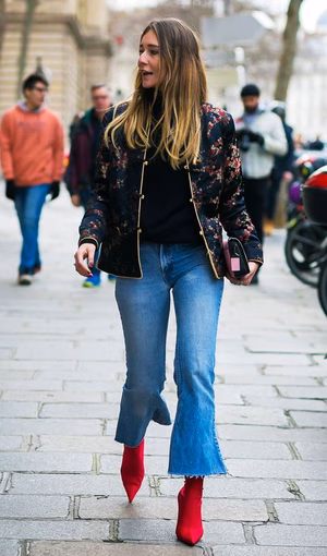 5 looks pour être tendance avec la bottine chaussette