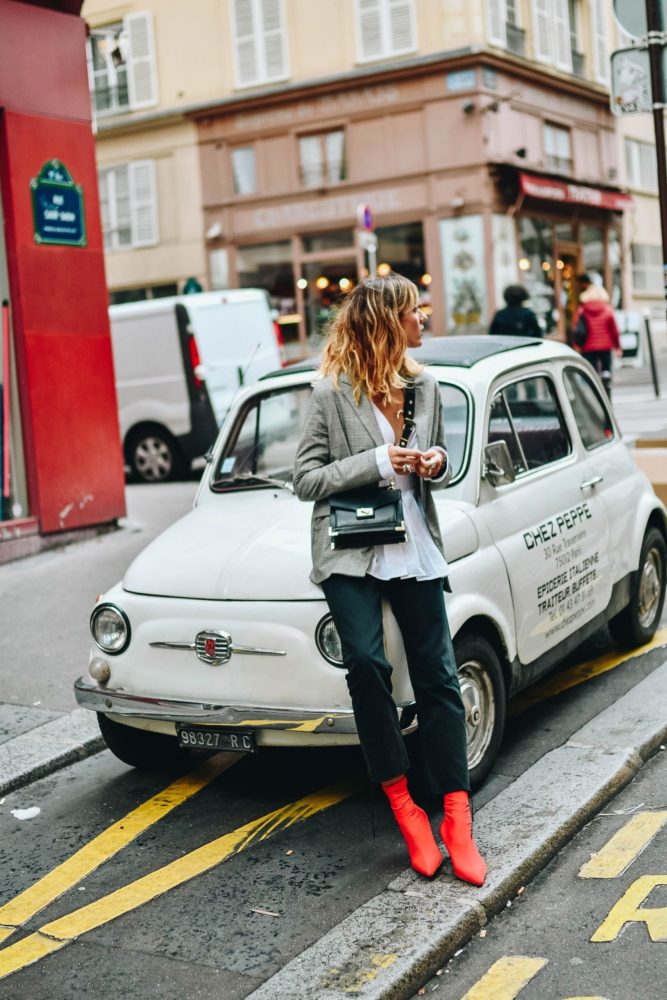 5 looks pour être tendance avec la bottine chaussette