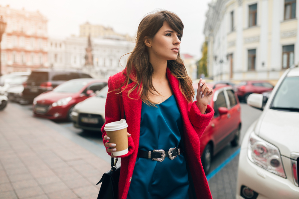 manteau rouge