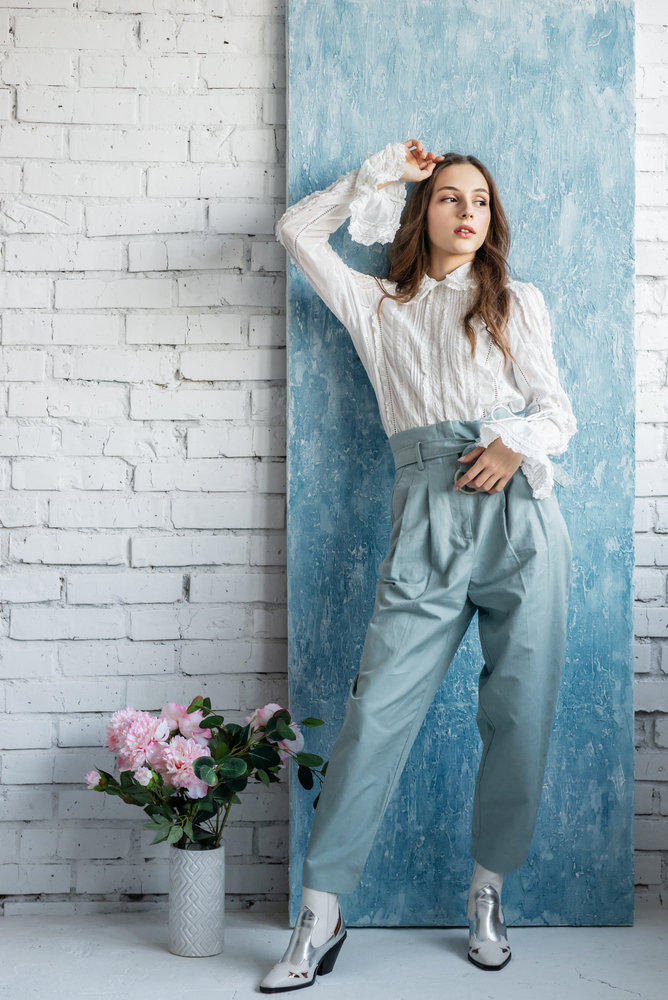 pantalon paper bag