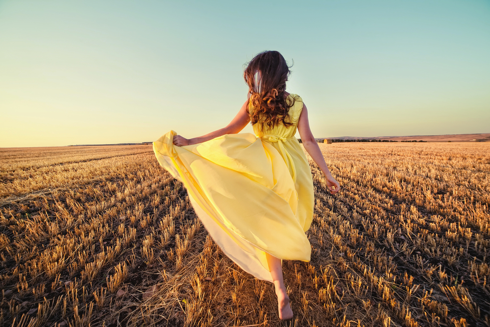 robe jaune