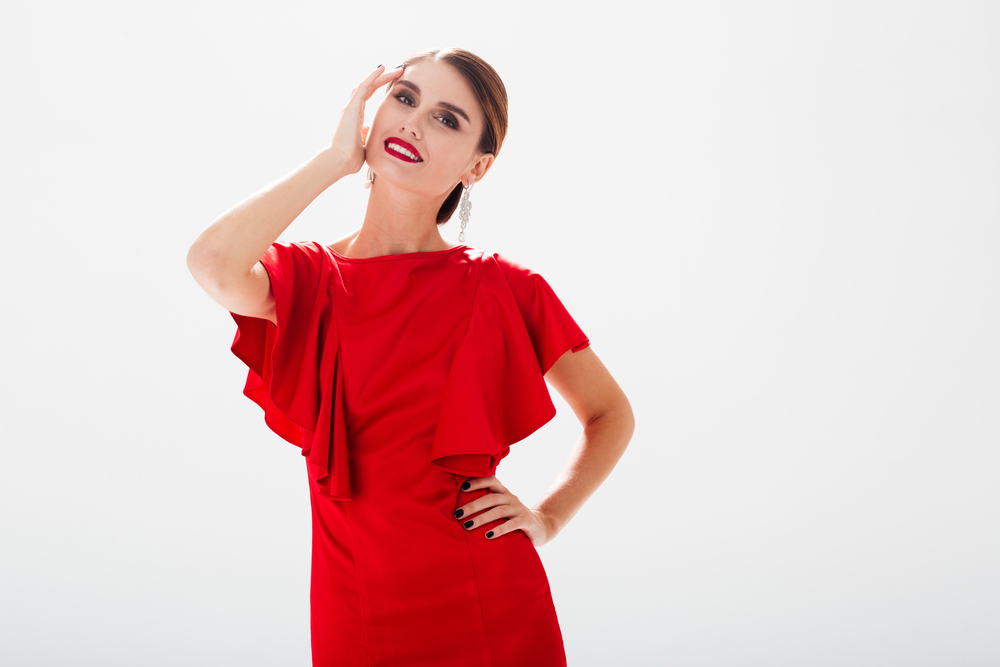 robe rouge femme