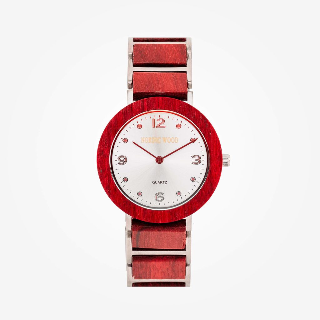 montre femme bois