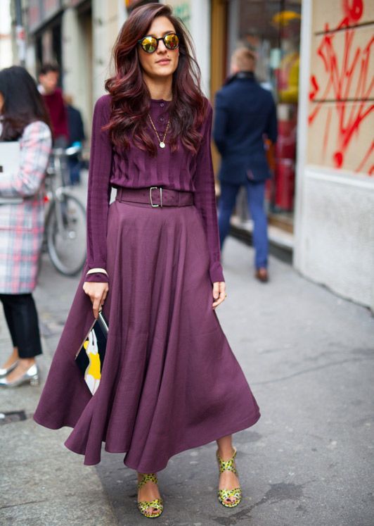 robe violette